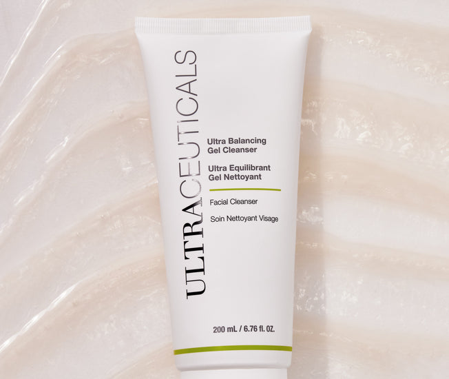Ultraceuticals skincare for oily skin, Ultra Balancing Gel Cleanser.